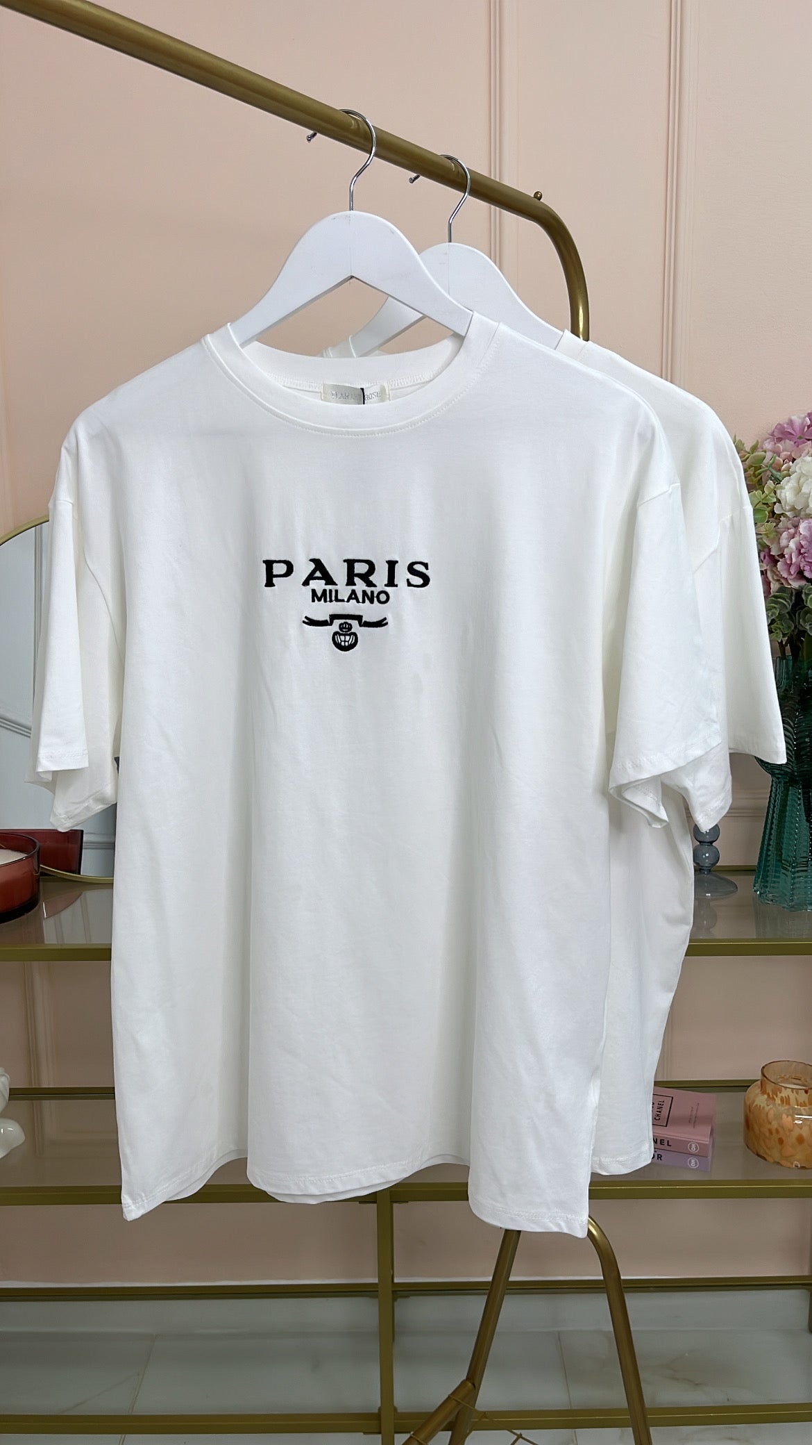 ANNA white paris tshirt