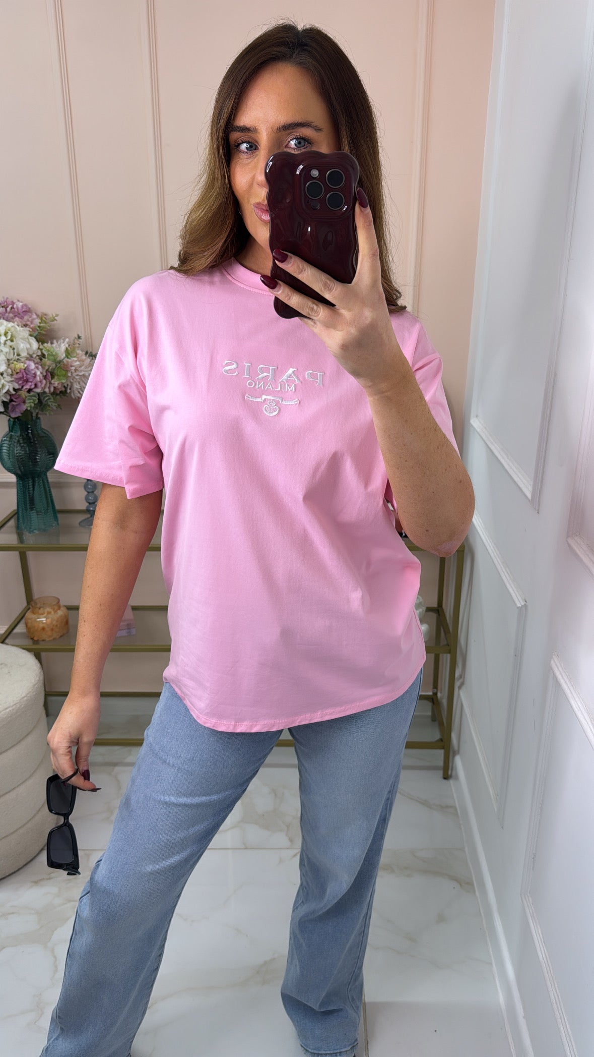 ANNA pink paris tshirt