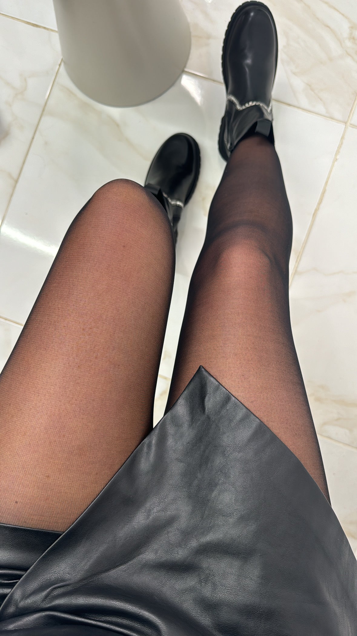 ESME black 15 denier sheer tights