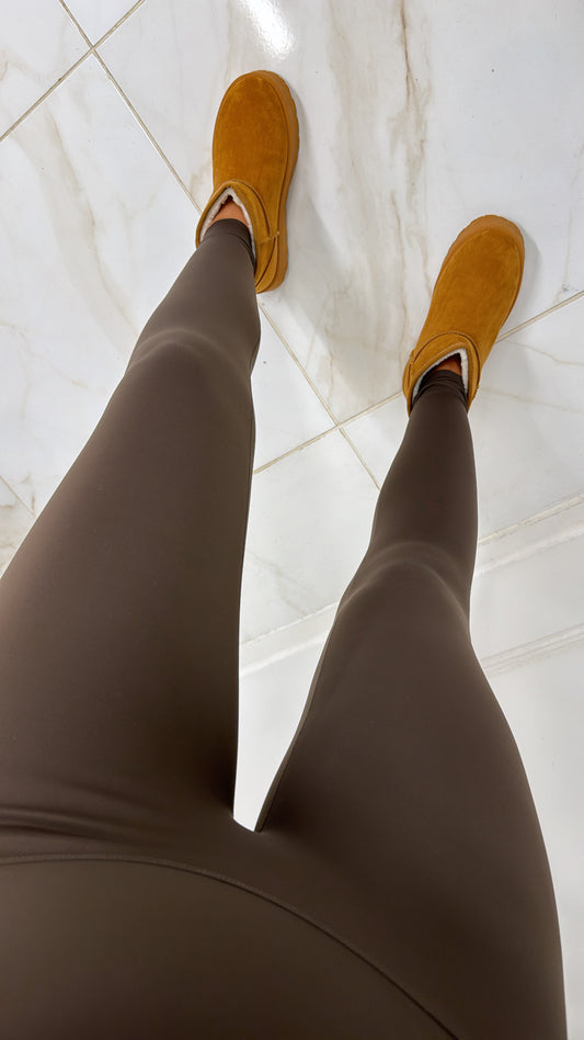 MIA brown high waisted gym leggings