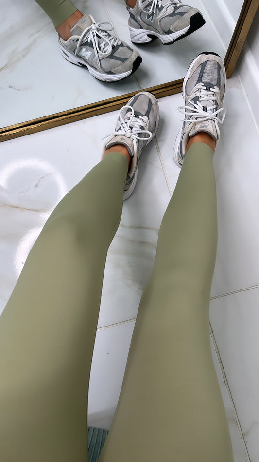 BONNIE olive high waisted gym leggings