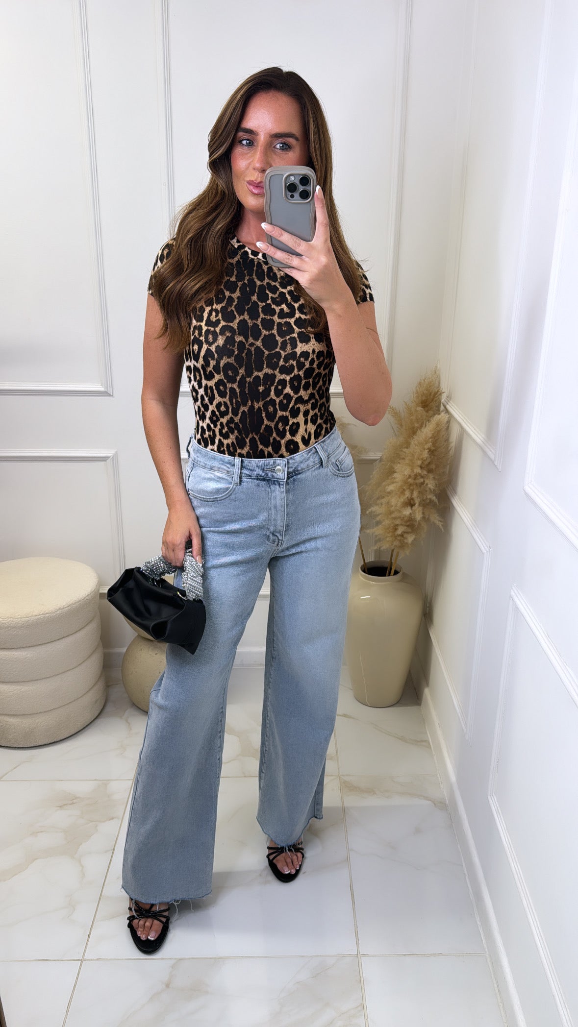 KOURTNEY leopard print bodysuit