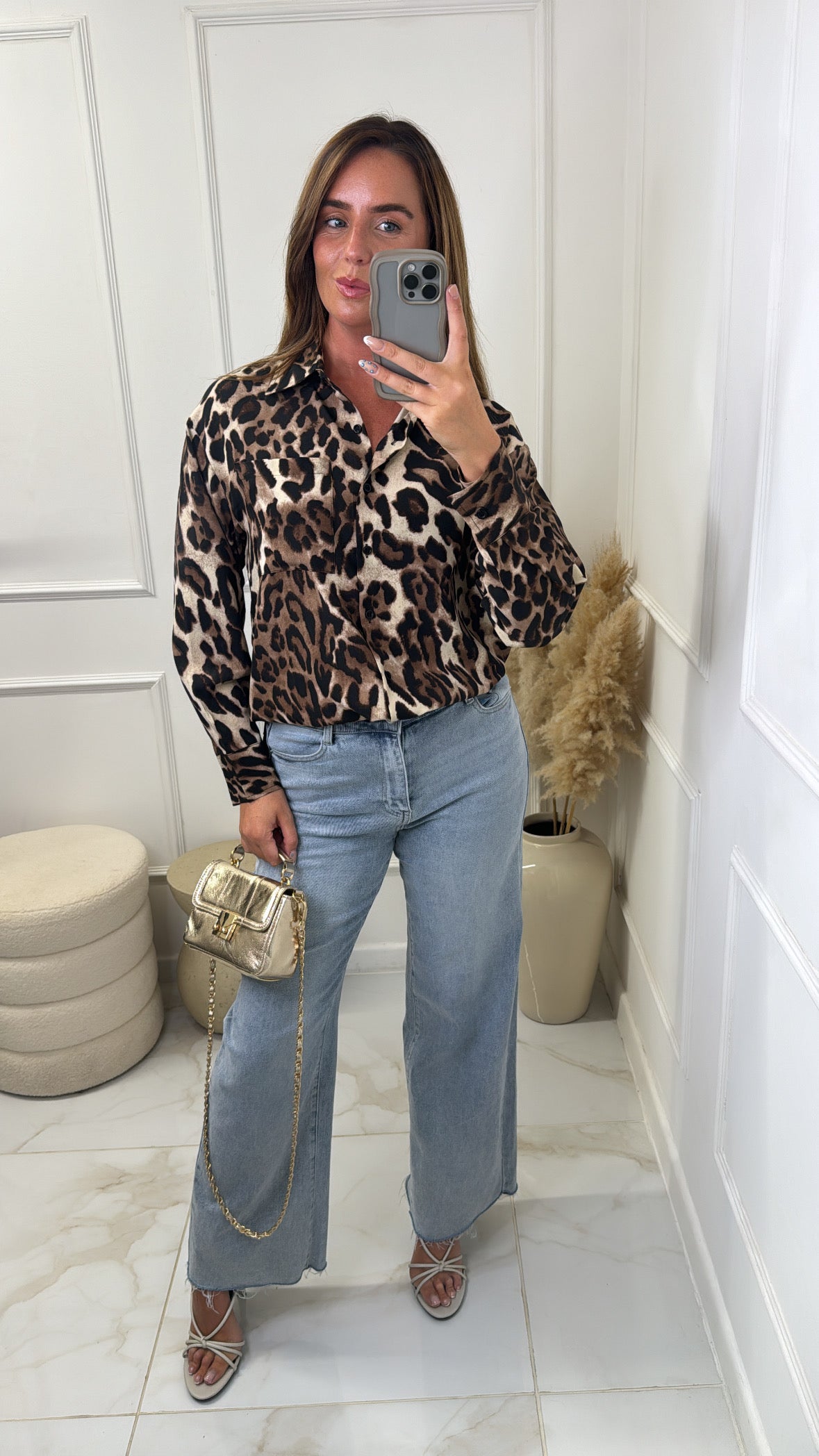 JULES leopard print blouse