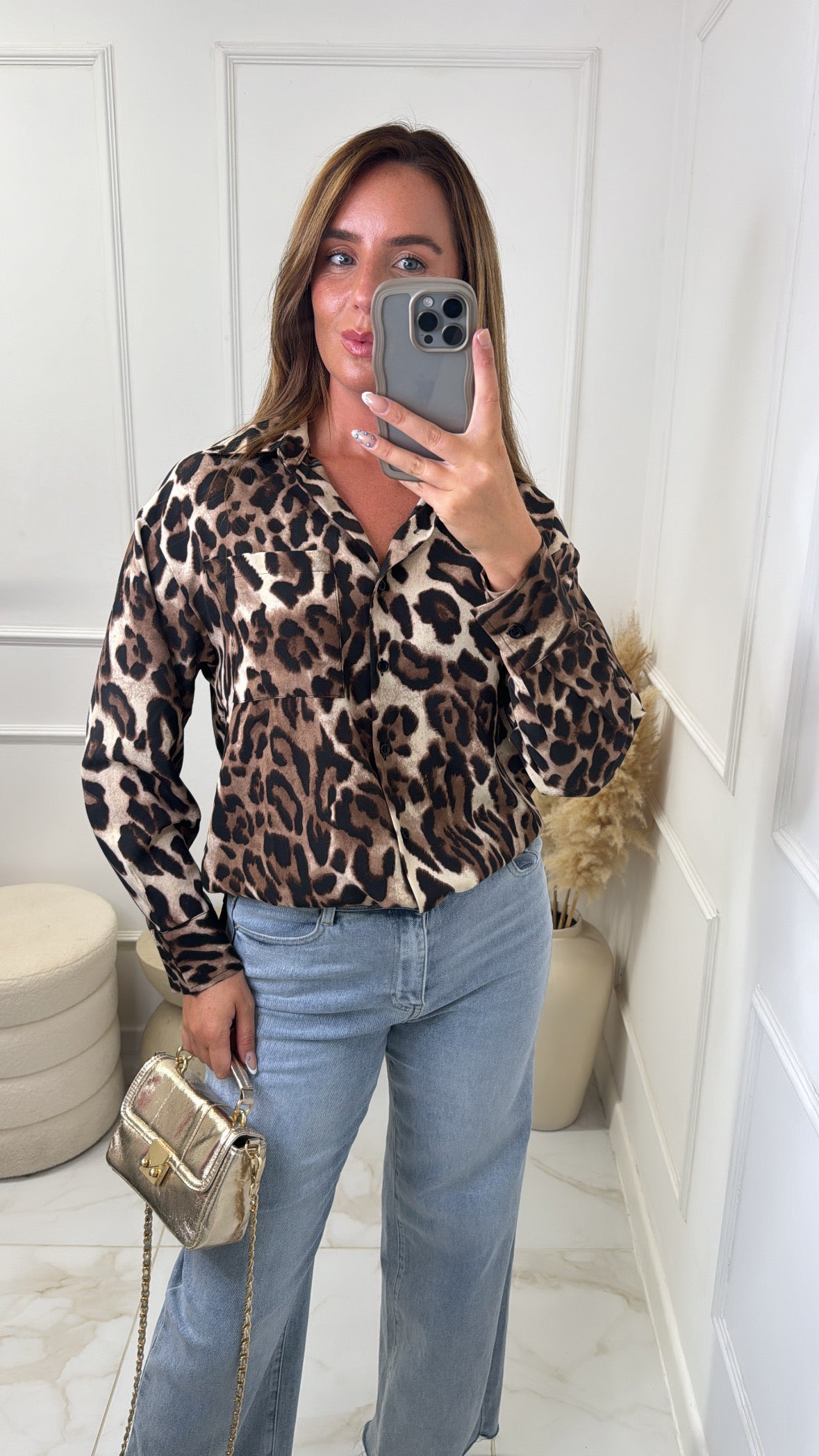 JULES leopard print blouse